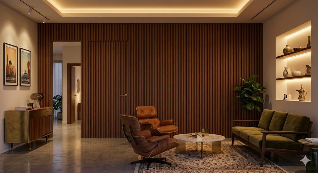 Modern Fluted Wall Cladding